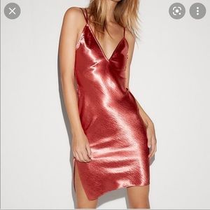 Express satin dress